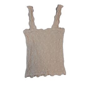 Pink Rose Women's Sleeveless Textured Seamless Tank Top Brown L/XL